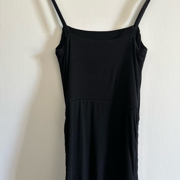 Revolve Lovers + Friends Black Ruched Bodycon Tie Side Dress Size XS EUC - Picture 7 of 10